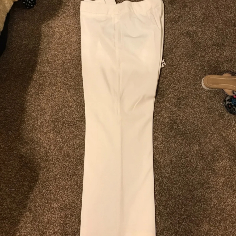 Ashley Stewart White Slacks